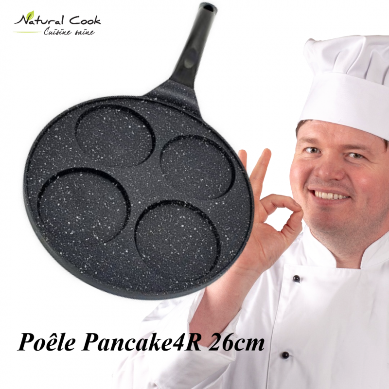 Poele a Pancakes Induction - 26 cm Poêle à Oeuf Antiadhésive