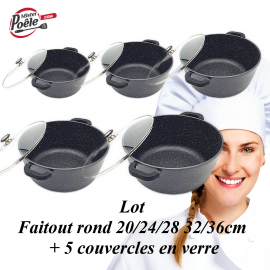 Faitout 20/24/28/32/36cm Espace cuisine Professionnel