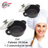 Lot: Faitouts 20cm/24cm Espace cuisine Professionnel