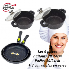 Lot: Faitouts 20cm/24cm - Poêles 20/24cm Espace cuisine Professionnel