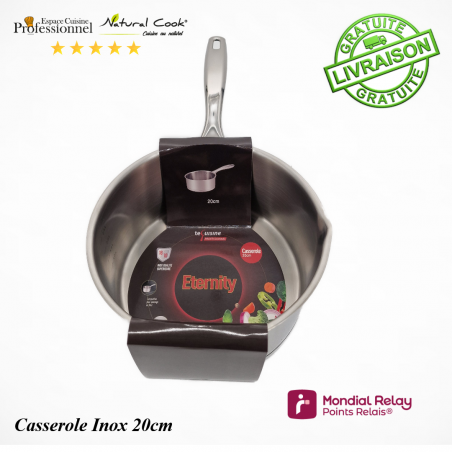 Casserole 20cm Inox professionnel ESP